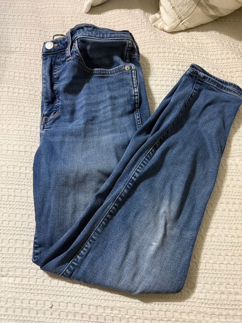 Madewell 10" High-Rise Skinny Jeans – Medium Wash – Size 28